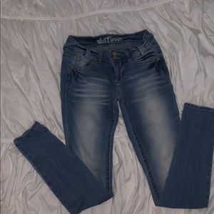 light denim washed jeans